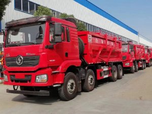 8x4陜汽德龍M3000系列油田專用砂罐車(chē)|濰柴400馬力壓裂砂罐車(chē)